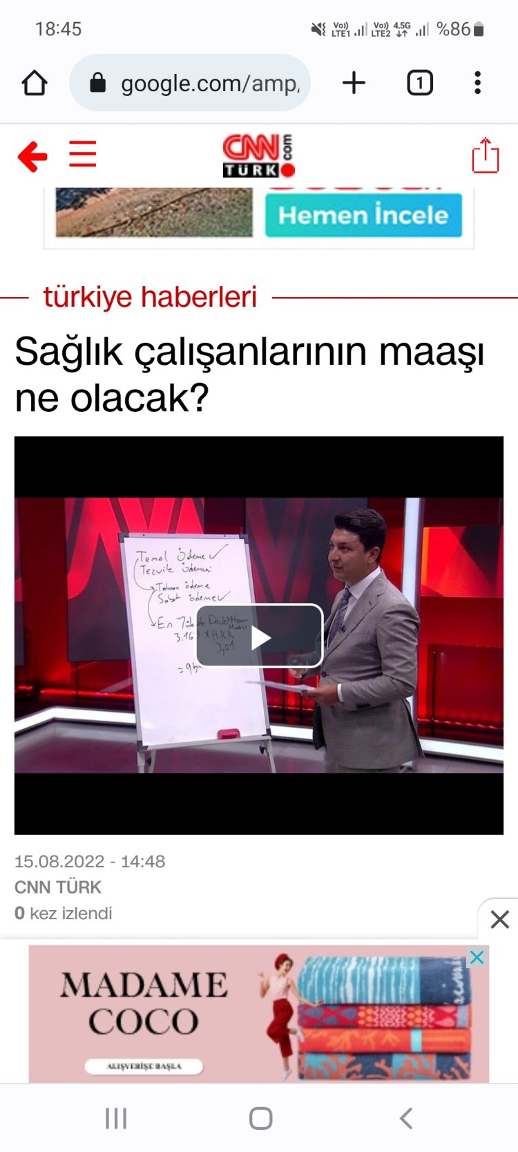 Sağlık çalışanlarının maaşı ne olacak?