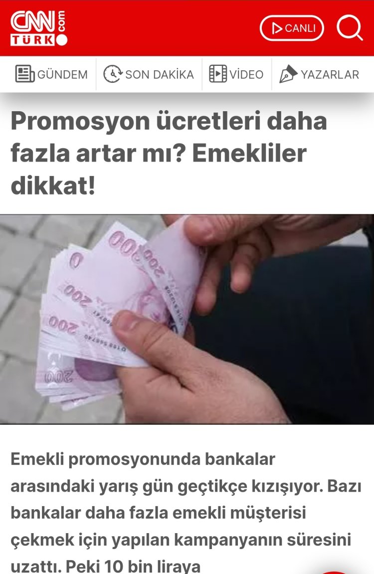 Promosyon ücretleri daha fazla artar mı? Emekliler dikkat!