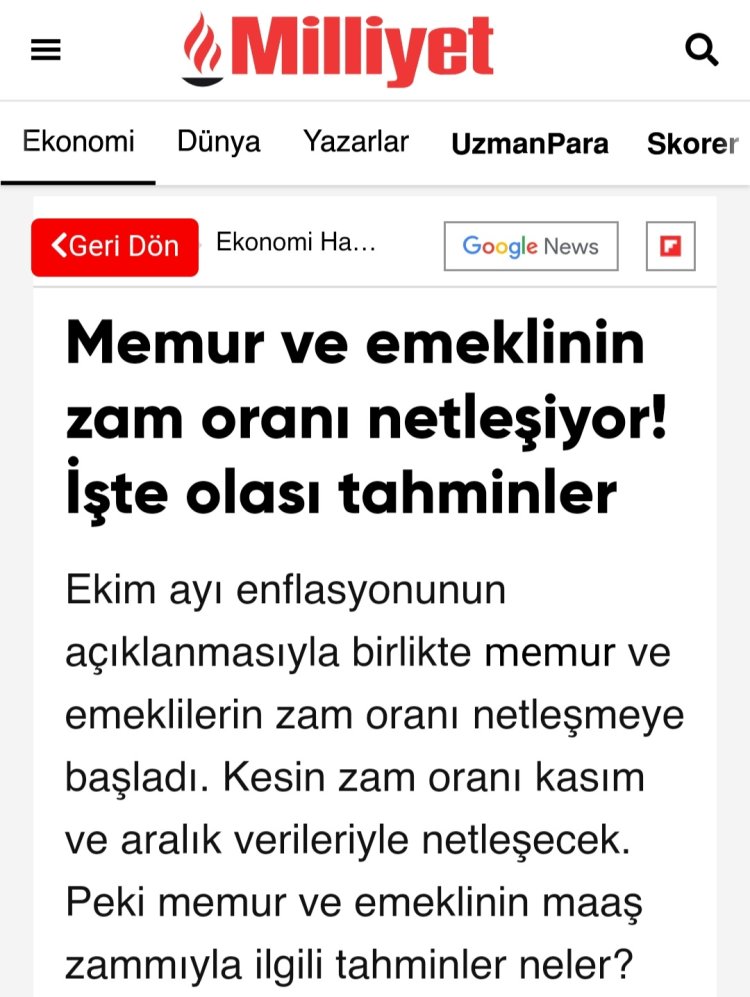 Memur ve emeklinin zam oranı netleşiyor! İşte olası tahminler...