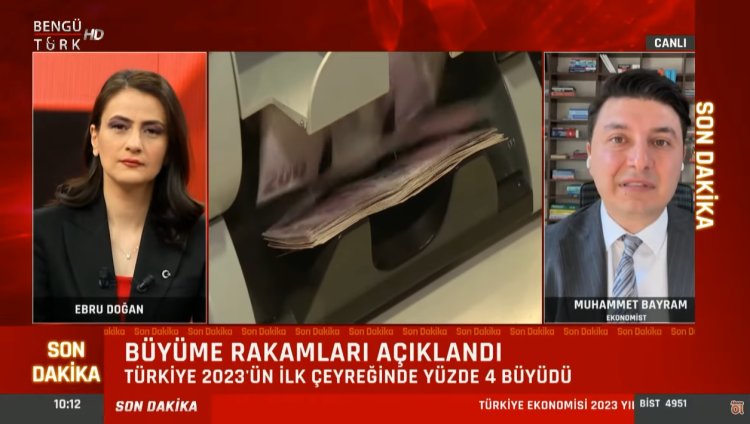 Türkiye 2023'ün İlk Çeyreğinde Yüzde 4 Büyüdü