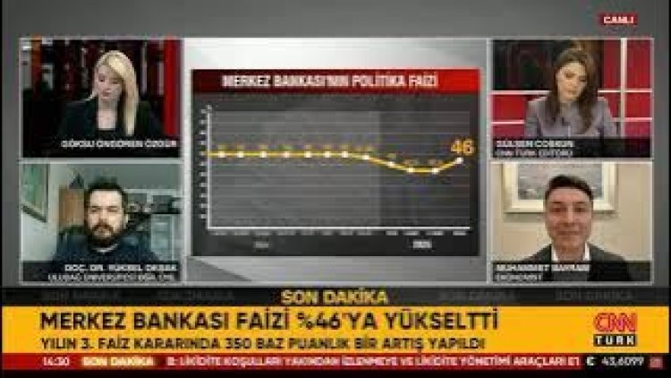 Merkez Bankası Faizi %46’ya Yükseltti! Piyasalarda Son Durum Ne?